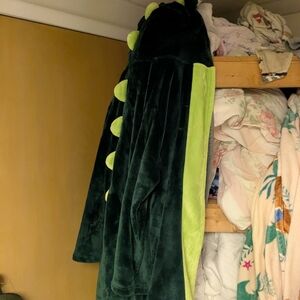 Green Women Soft Robe.